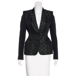 Stella McCartney notched lapel Jacquard Blazer - size XS